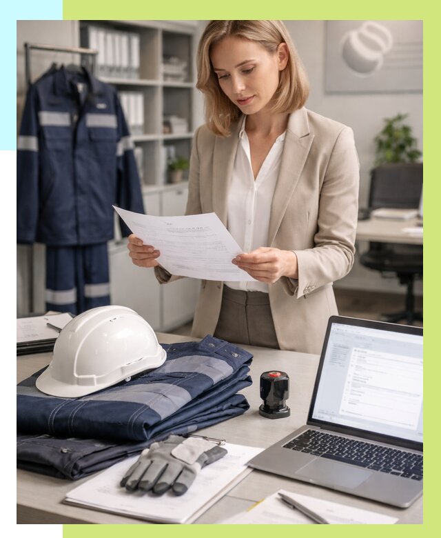 Сертификация спецодежды в Ноябрьске от 7091 р. | Алешин-Нбс