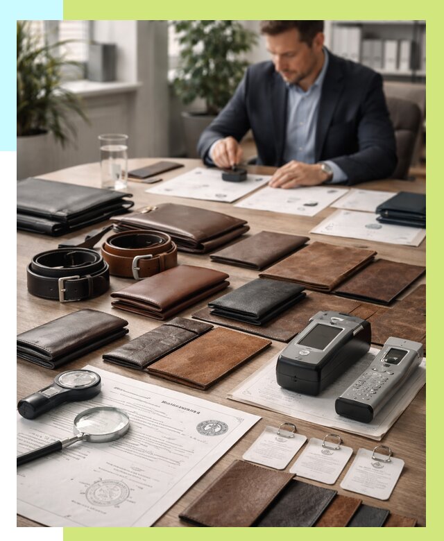 Сертификация кожаных изделий в Ноябрьске от 12156 р. | Алешин-Нбс