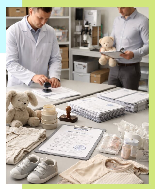 Сертификация детских товаров в Ноябрьске от 15195 р. | Алешин-Нбс