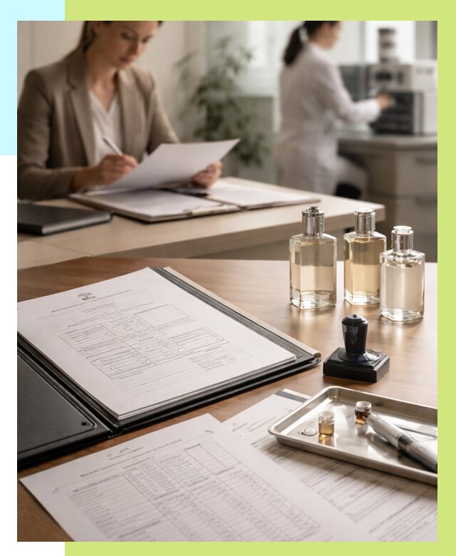 Сертификация парфюмерии в Ноябрьске от 15195 р. | Алешин-Нбс