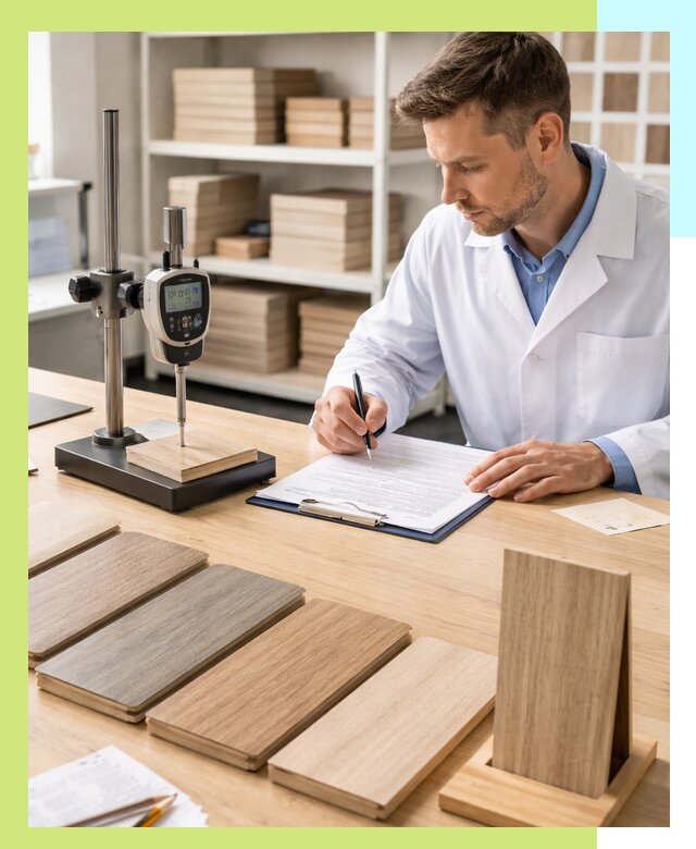 Сертификация ламината с испытаниями и оформлением документов в Ноябрьске