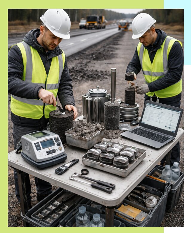 Сертификация асфальта: испытания и подтверждение в Ноябрьске