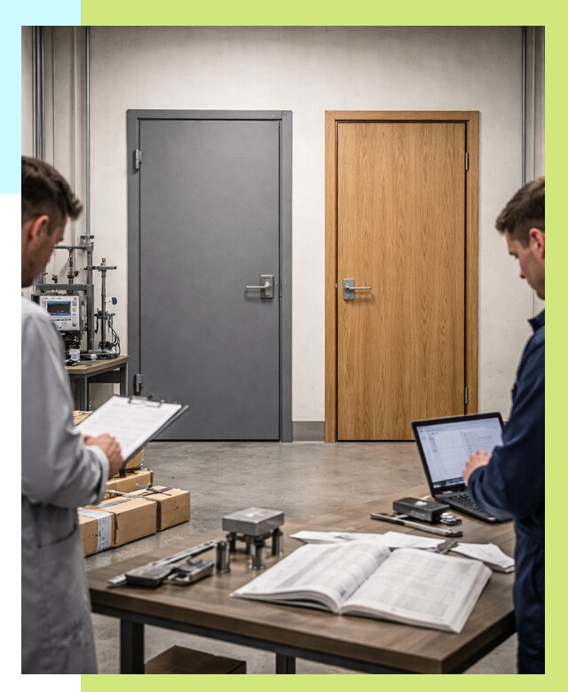 Сертификация дверей в Ноябрьске от 8104 р. под ключ | Алешин-Нбс