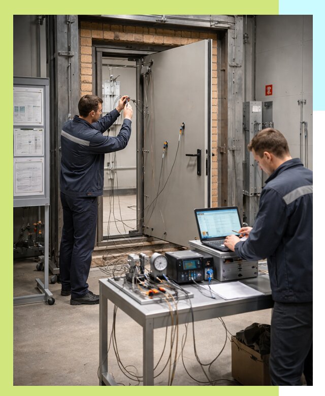 Сертификация противопожарных дверей в Ноябрьске по ГОСТ и ТР