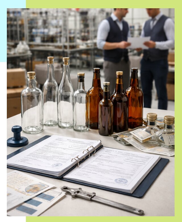 Сертификация стеклянных бутылок в Ноябрьске от 25325 р. | Алешин-Нбс