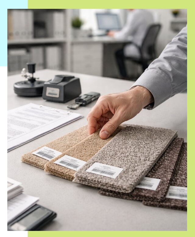 Сертификация ковролина в Ноябрьске от 15195 р., Алешин-Нбс