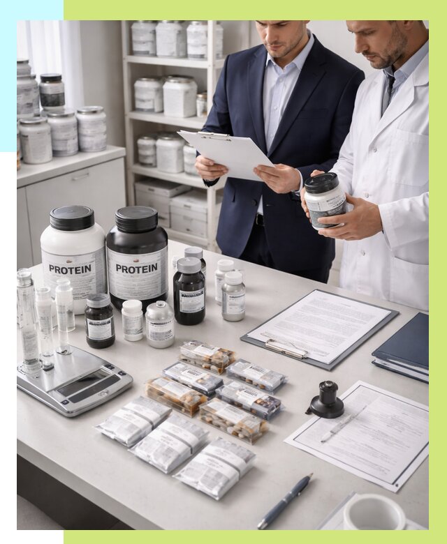 Сертификация спортивного питания в Ноябрьске от 15195 р., Алешин-Нбс