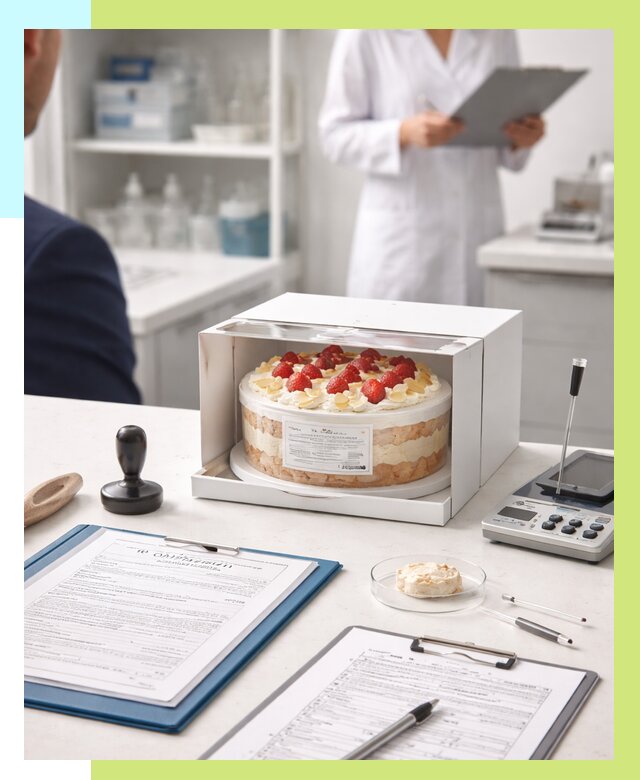 Сертификация тортов в Ноябрьске от 9117 р. заказать | Алешин-Нбс