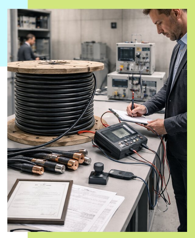 Сертификация кабеля в Ноябрьске от 8104 р. срочно | Алешин-Нбс