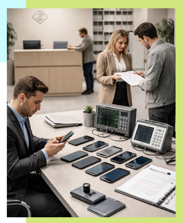 Сертификация телефонов в Ноябрьске от 25325 р. под ключ | Алешин-Нбс