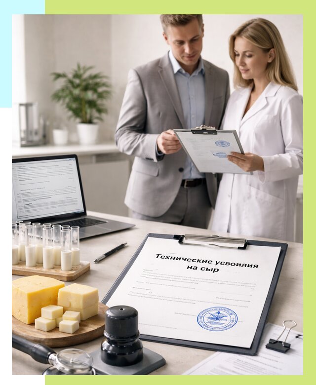 ТУ на сыры в Ноябрьске срочно от 12156 р. — оформление | Алешин-Нбс