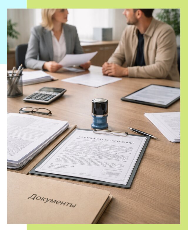 Сертификат соответствия на продукцию в Ноябрьске от 15195 р.|Алешин-Нбс