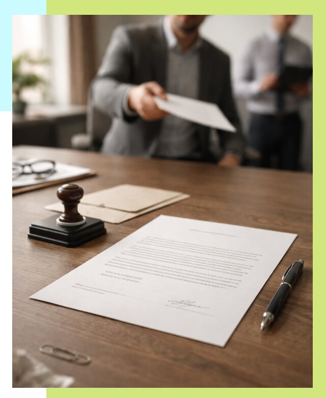 Отказное письмо по сертификации в Ноябрьске от 3546 р. | Алешин-Нбс