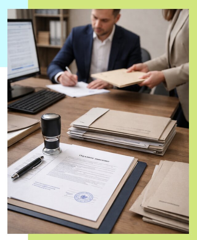 Отказное письмо для таможни в Ноябрьске от 3039 р, Алешин-Нбс