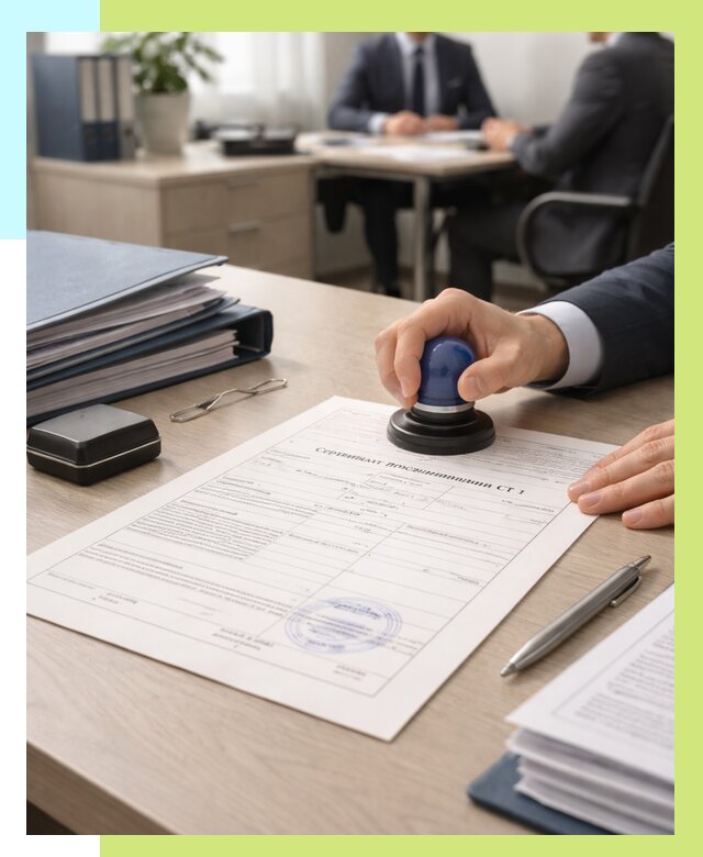 Сертификат происхождения СТ 1 в Ноябрьске от 4559 р. | Алешин-Нбс