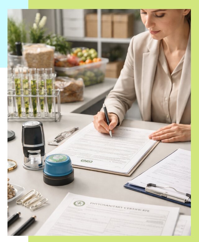 Фитосанитарный сертификат оформить в Ноябрьске от 4559 р. | Алешин-Нбс