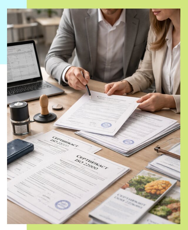 Сертификат ISO 22000 в Ноябрьске от 40520 р. под ключ | Алешин-Нбс