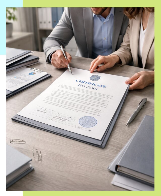 Сертификат ISO 22301 в Ноябрьске от 45585 р. | Алешин-Нбс срочно