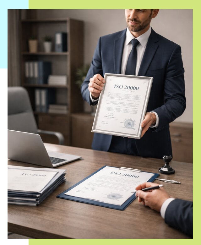 Сертификат ISO 20000 в Ноябрьске под ключ от 121560 р., Алешин-Нбс