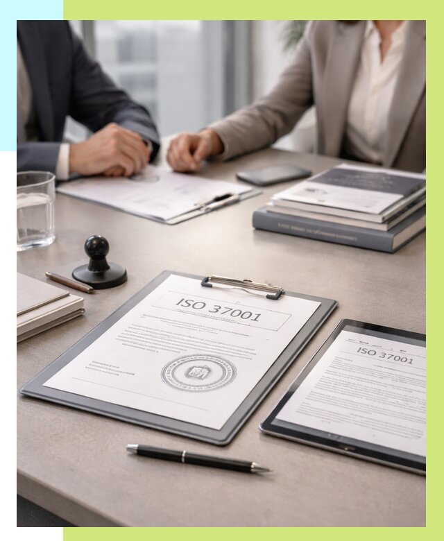 Сертификат ISO 37001 в Ноябрьске оформить от 121560 р. Алешин-Нбс